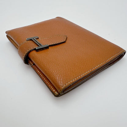 Hermes Bifold Wallet Bearn Compact Brown