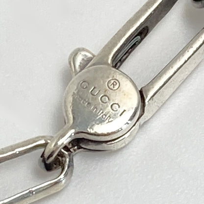 Gucci Interlocking G Necklace 295710 Silver Ag925