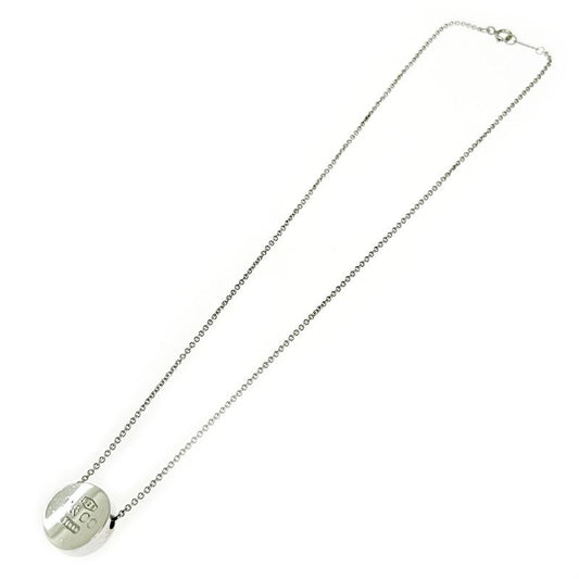 Tiffany & Co Silver 1837 Concave Circle Necklace 11.4g 925 Engraved 363881