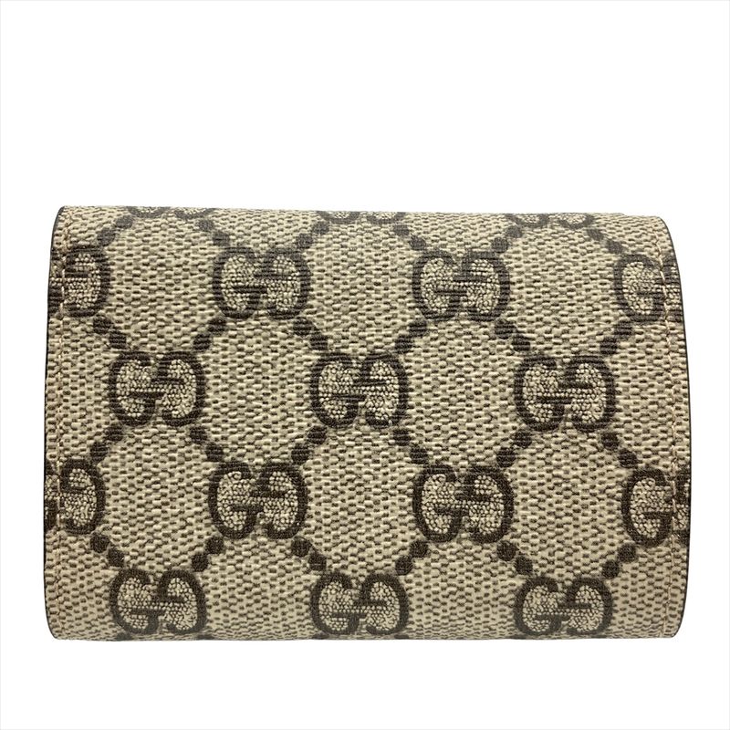 Gucci X Balenciaga Collaboration Compact Wallet Trifold Wallet GG Supreme