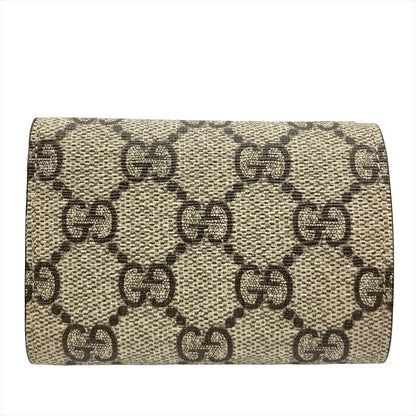 Gucci X Balenciaga Collaboration Compact Wallet Trifold Wallet GG Supreme