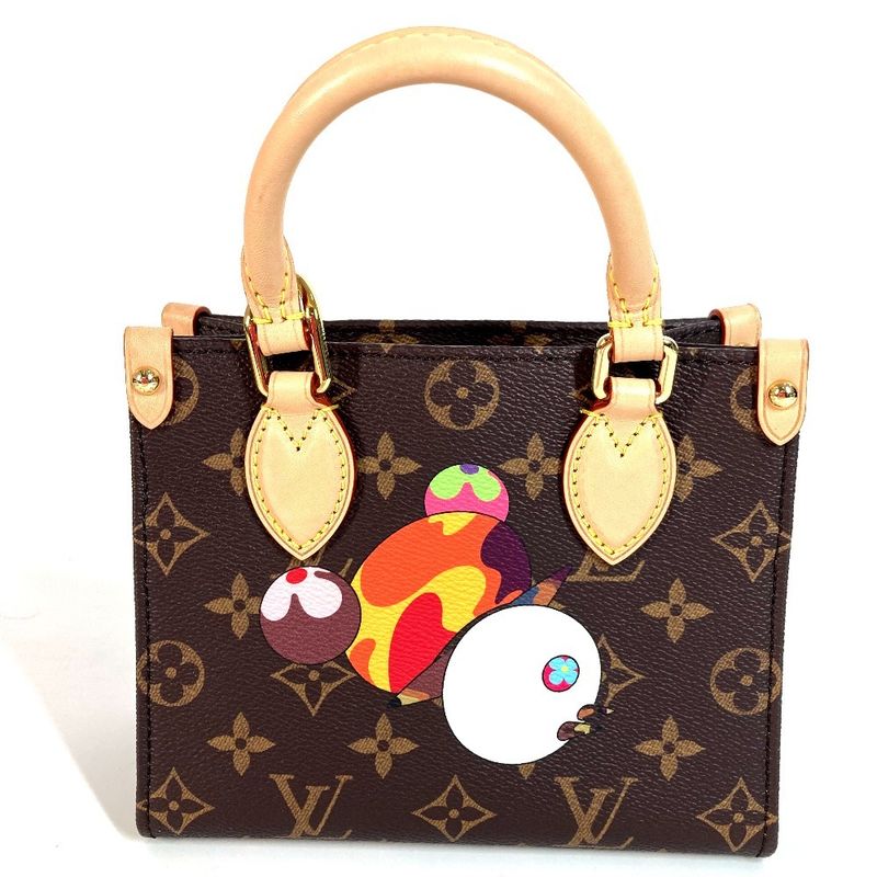 Louis Vuitton Handbag On The Go BB M13668 Monogram Canvas Brown