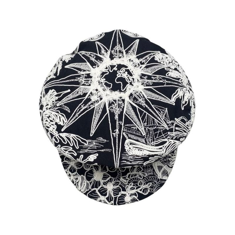 Christian Dior Sailor Cap Embroidered Design Travel Cap 31rev920x131 56 Size