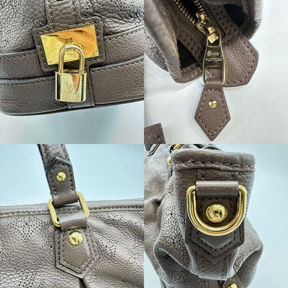 Louis Vuitton M93175 Handbag Tote Bag Mahina Stella PM Brown Monogram With Key