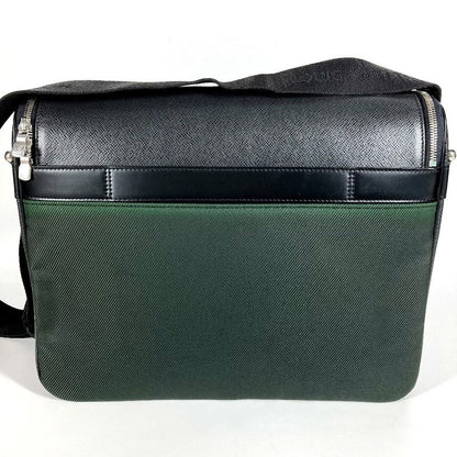 Louis Vuitton Shoulder Bag Taimir M30862 Taiga Leather Ardoise Khaki