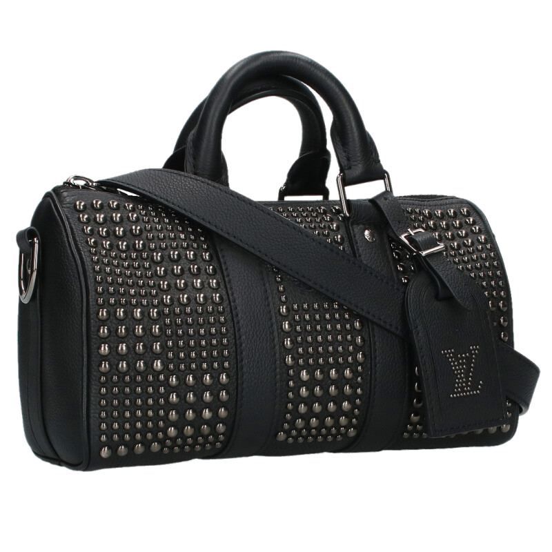 Louis Vuitton M23794 Keepall Bandoliere 25 Studded 2wayleather Shoulder Bag Men