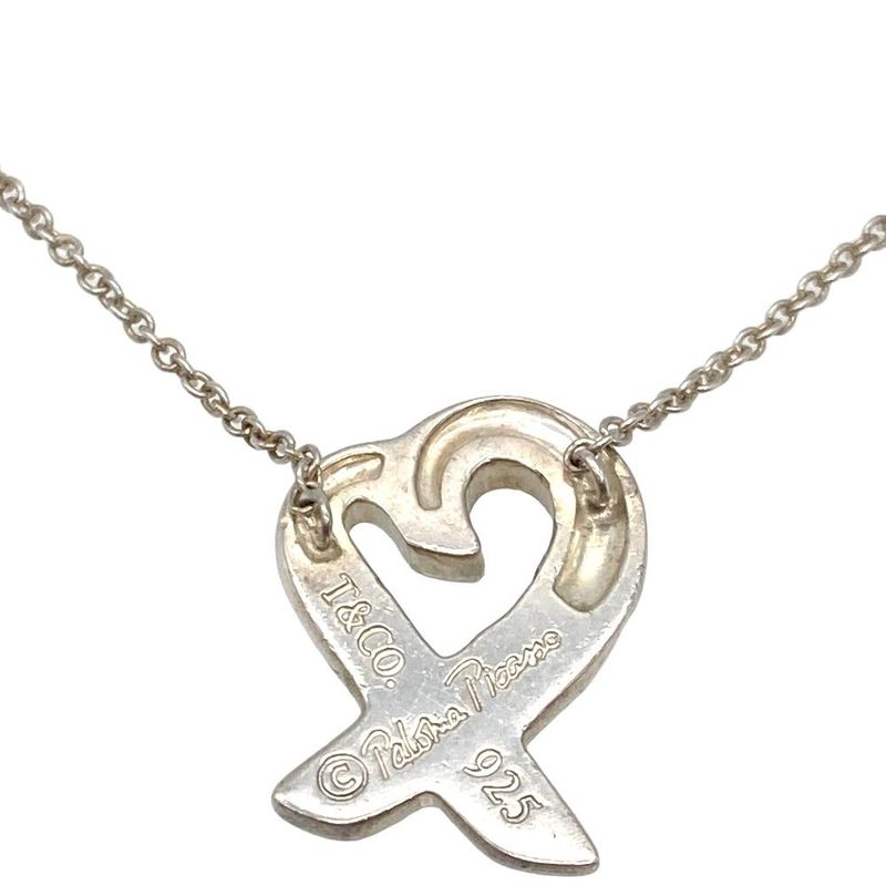 Tiffany & Co Tiffany & Co Loving Heart Necklace Sv925 30g Silver Elsa Peretti