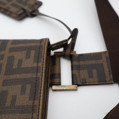 Fendi Zucca Pattern Shoulder Bag