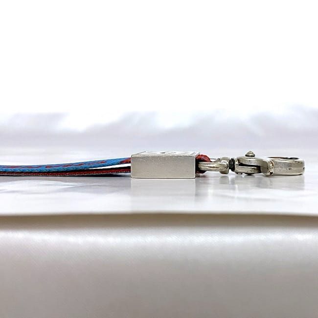 Chanel Neck Strap Blue Red Sport Ec20202 Excellent Condition