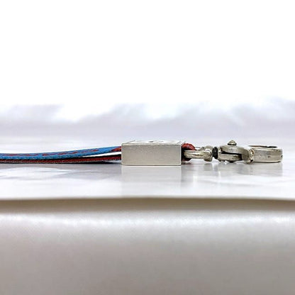 Chanel Neck Strap Blue Red Sport Ec20202 Excellent Condition