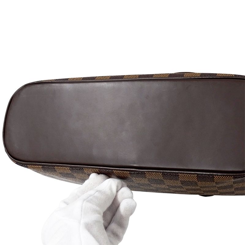 Louis Vuitton Bag Damier Women's Branded Handbag Sariah Orizontal N51282 Brown