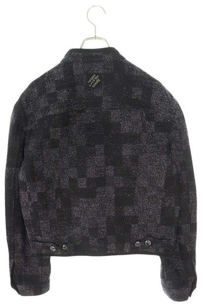 Louis Vuitton 25SS Rm251m STE Hsa60w 1ahbd4 Denim Boucle Clesseit Flight Jacket