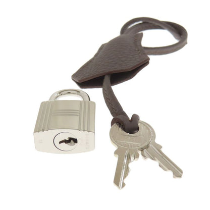 Hermes Birkin 30 Etan Silver Hardware Handbag Taurillon Women