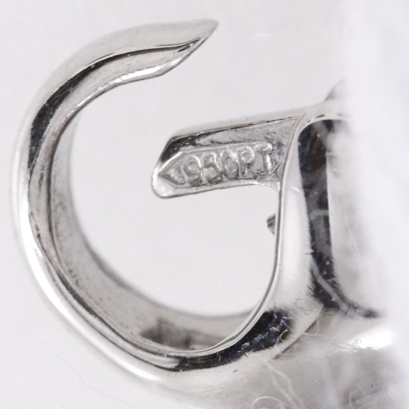 Tiffany & Co Jazz Double Drop Pt950platinum X Diamond Ladies 4.7g Necklace