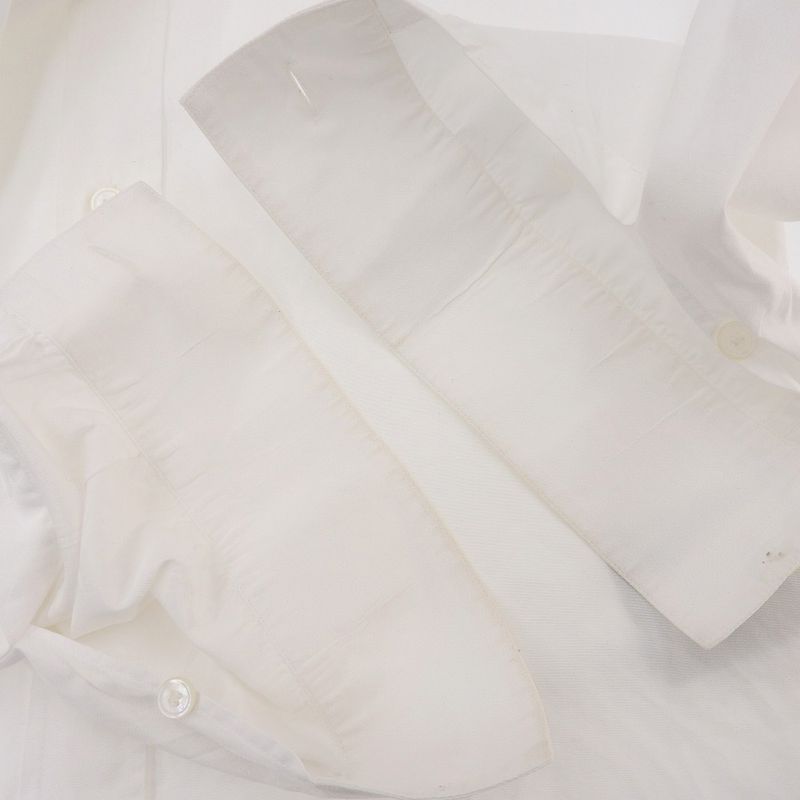 Dior 2019 Item Sequin Embellished White Dress Shirt 37 Men's M Shirt