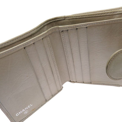 Chanel Bifold Twist Gray Wallet