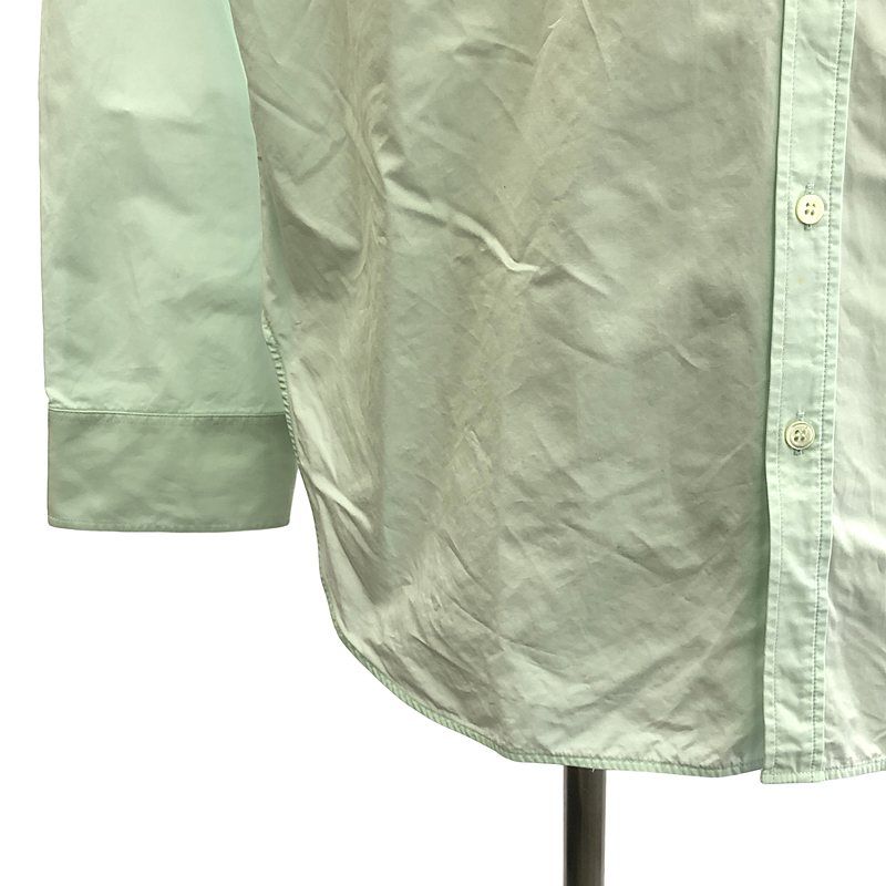 Balenciaga - Cotton Oversized Shirt - 34 - Turquoise Green - Mens