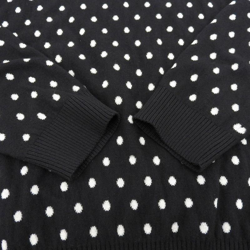 Celine By Edith Liman Celine 19AW 2019item Dotted Crewneck Knit 100% Wool Men's