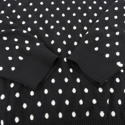 Celine By Edith Liman Celine 19AW 2019item Dotted Crewneck Knit 100% Wool Men's