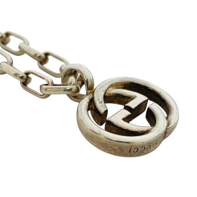 Gucci Interlocking G Necklace Pendant Accessory Jewelry Small Ag925 Silver