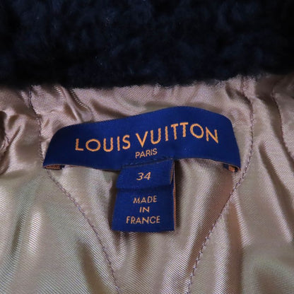 Louis Vuitton 22AW Alpine Jacquard Zip-up Jacket Black 34 Made In France