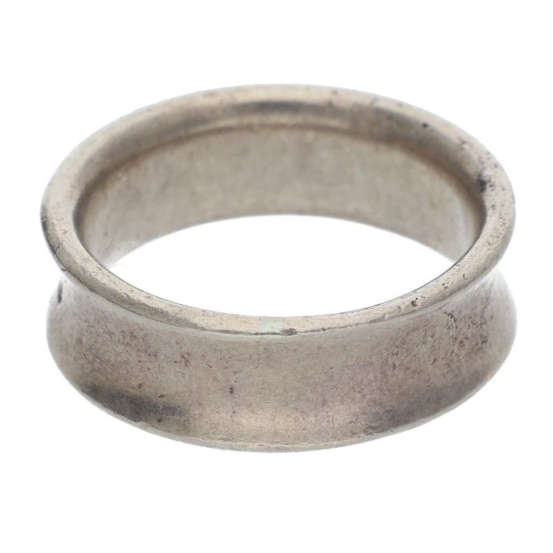 Tiffany & Co 1837 Silver Narrow Ring Men's Size 15