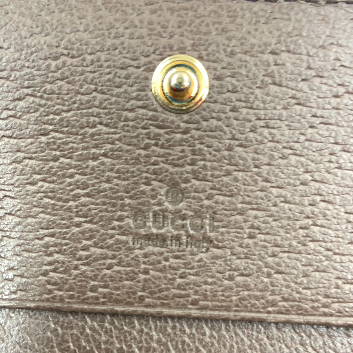 Gucci Ophidia GG Supreme Bifold Wallet 523155 8745 Beige X Brown