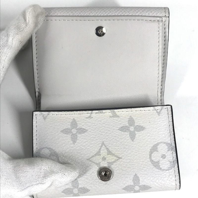 Louis Vuitton Trifold Wallet Discabas Lee Compact Wallet M67621 Taiga Leather