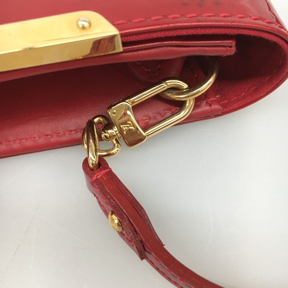 Louis Vuitton Wallet Clutch Wallet Red Red Vernis Ross More MM