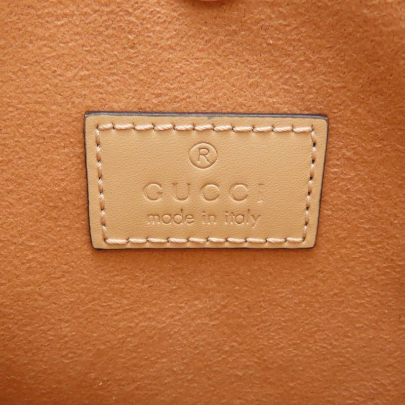 Gucci 790133 GG Super Mini Bag Handbag PVC Ladies