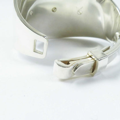 Hermes 16th Collierd Chien Lock Bracelet / Bangle Ag925 Silver Made In France