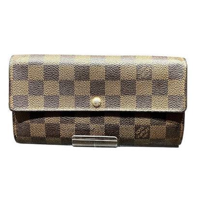 Louis Vuitton Damier Porte Monet Carte Cles Di N61725 Long Wallet Unisex