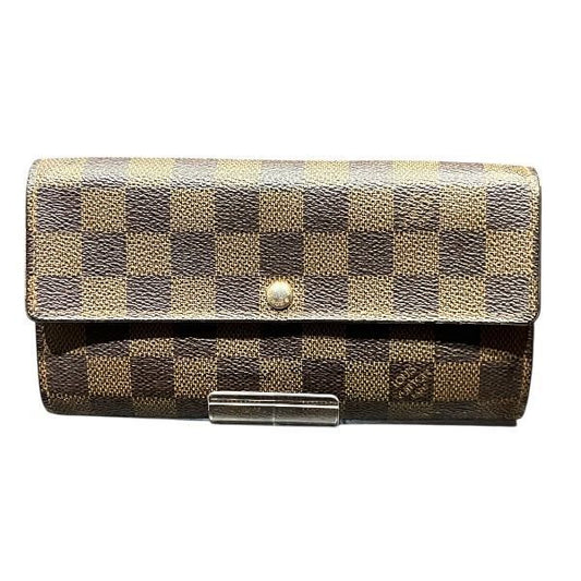 Louis Vuitton Damier Porte Monet Carte Cles Di N61725 Long Wallet Unisex