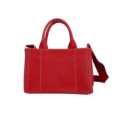 Prada Bn2439 Mini 2-way Canapa Tote Bag Prada Red