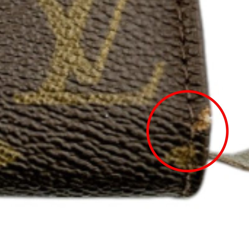 Louis Vuitton M61724 Monogram Vintage Pochette Porte Monet Cles Di Long Wallet