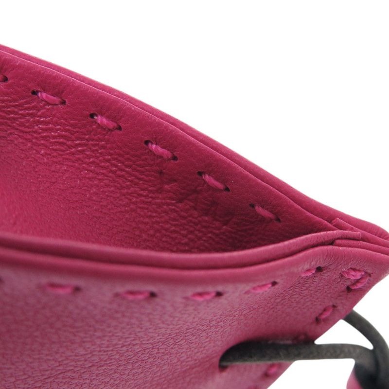 Hermes Sac Oranje Bag Charm Lambskin Rose Mexico Engraved Y (2020) Pink Key