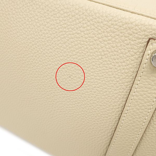 Hermes Handbag Birkin 35 Togo Purschman Silver Hardware M Marked [box