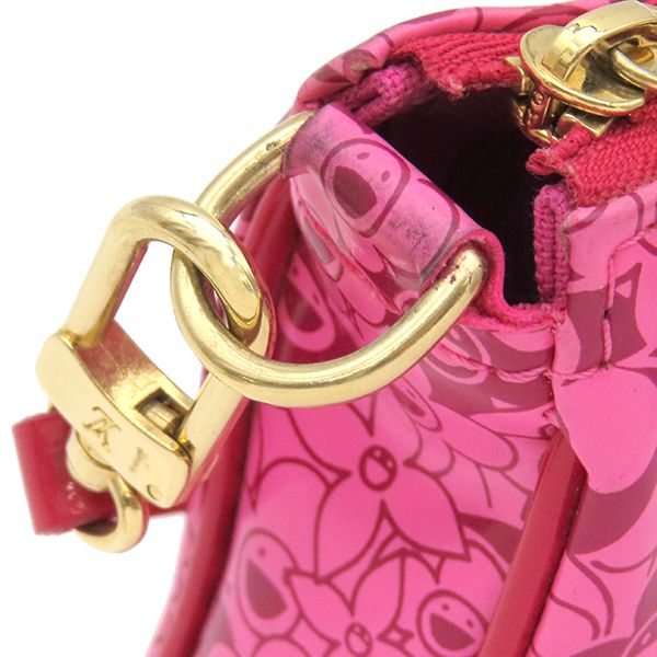 Louis Vuitton Accessory Pouch Pochette Cosmic PVC Rose Gold Hardware Takashi