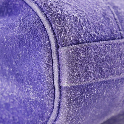 Hermes Market GM Suede Purple 0L Women's Shoulder Bag