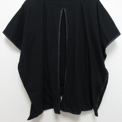 Good Celine Phoebe Period Leather Trim Layered Cut and Sewn Size S Black