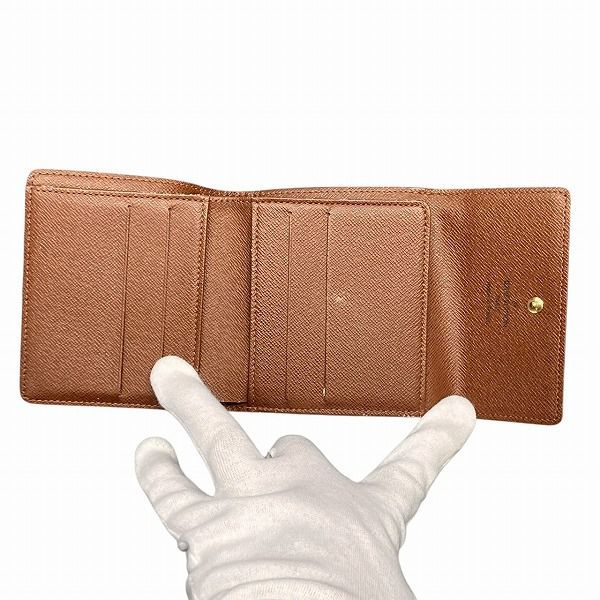 Louis Vuitton Monogram Porte Monet Bier Carte Cles Di M61652 Trifold Wallet