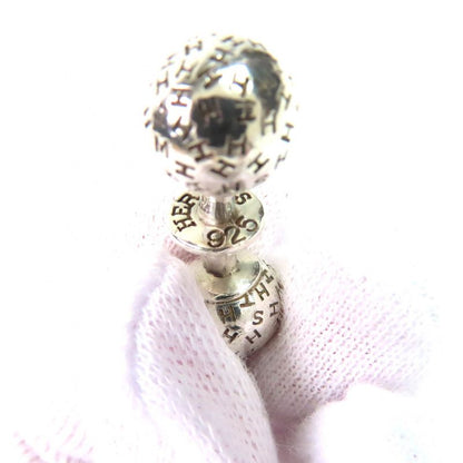 Hermes Ball Shape H Logo Cufflinks Button Cufflinks Sv925 Silver Weight 24.57g