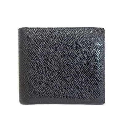 Bvlgari Bifold Wallet - Black Leather