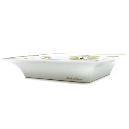 Hermes Miscellaneous Goods Ashtray Beagle Porcelain White Small Container