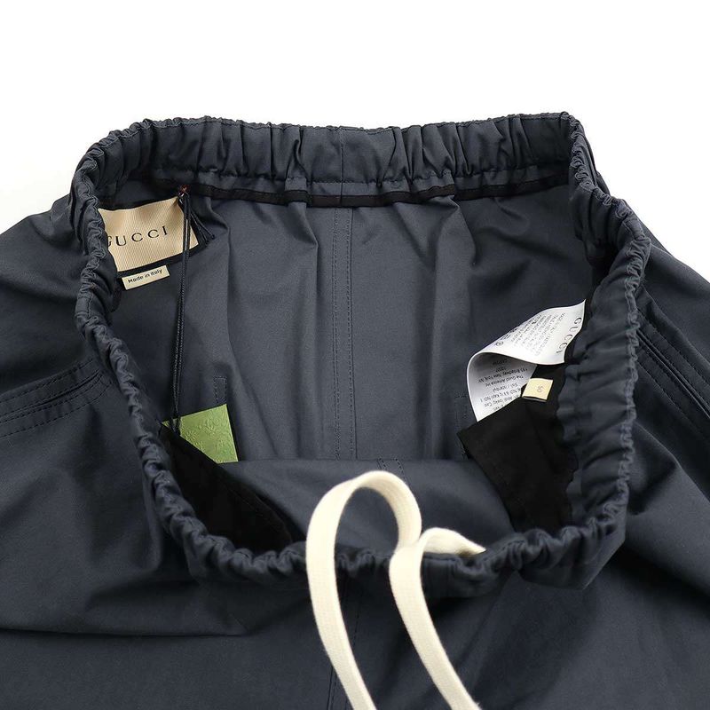 Gucci 24ss Cotton Poplin Overskater Easy Pants 769500 Zajp1 Gray 50