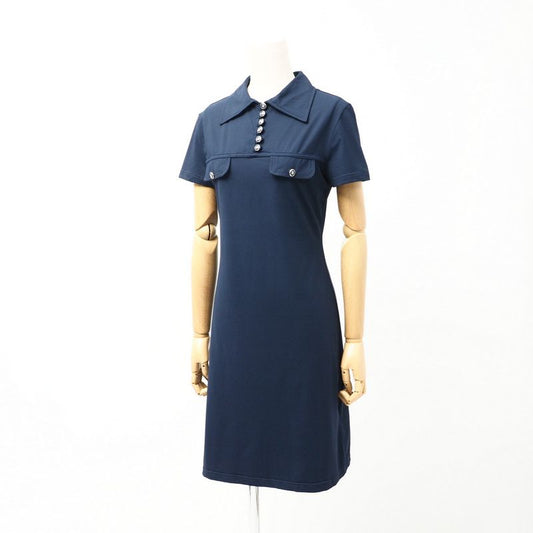 Fendi Vintage Dress Size 42 FF Double F Button Made In Italy 20240726 Ra0563
