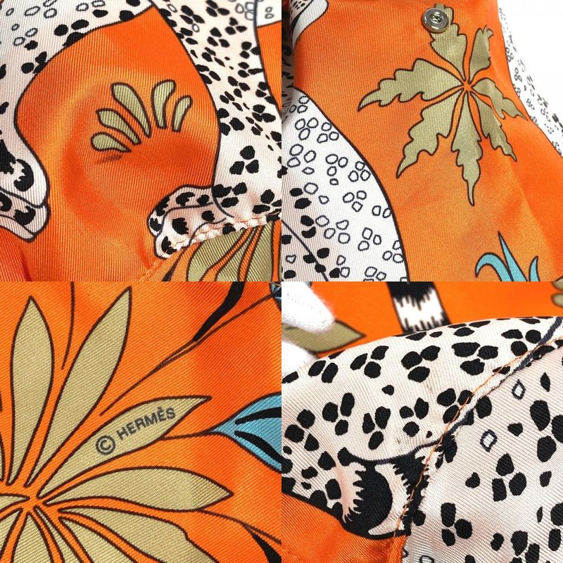 Hermes Pouch Musardine Pochon Silk Orange