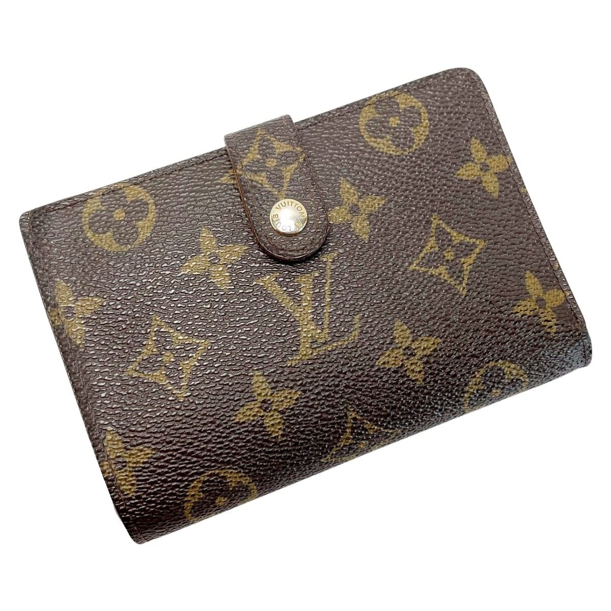 Louis Vuitton Monogram Portefeuille Viennois M61674 Bifold Wallet Leather
