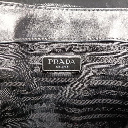 Prada Patina City Chain Black Saffiano Leather 1bd009204