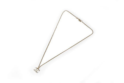 Chanel Necklace Pendant Coco Mark CC Rhinestone Gold 230716
